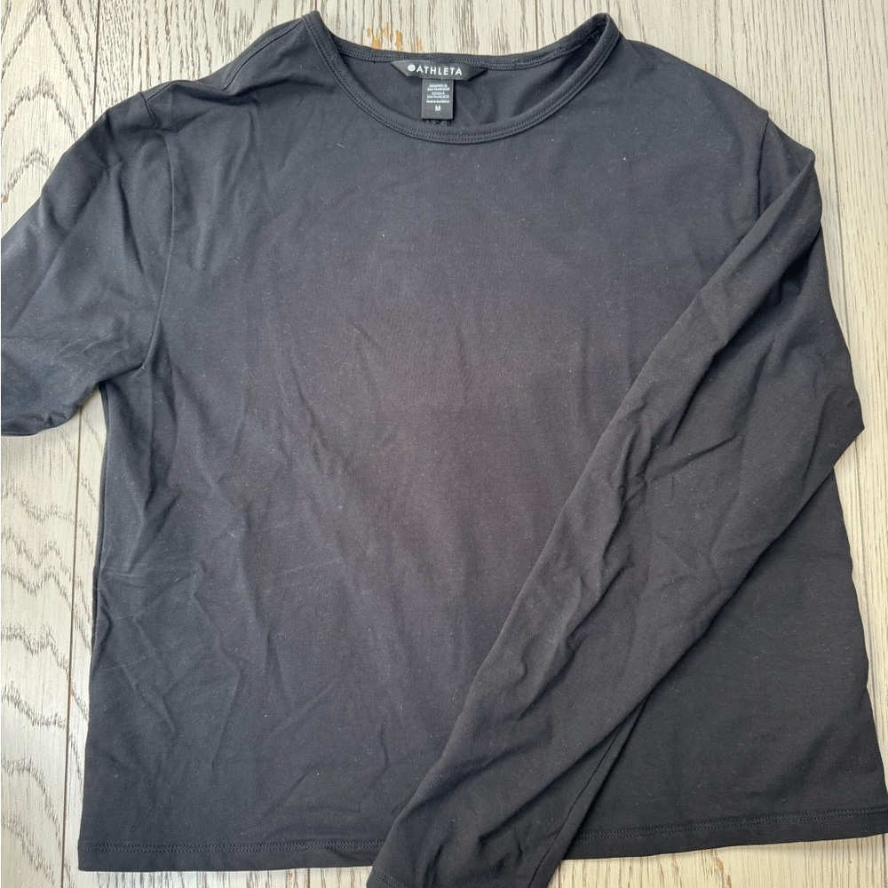 Athleta women’s  Black Long Sleeve Shirt
